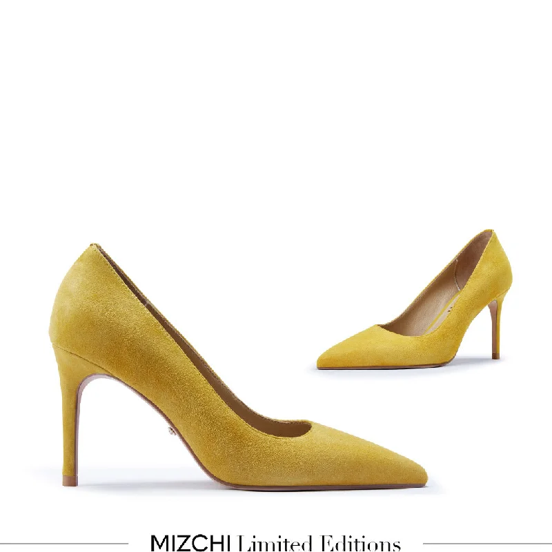 *Kayte - Mustard Suede Classic Pump