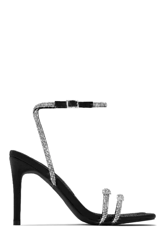 Miliana Embellished Heels - Black