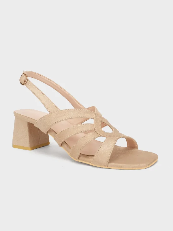 Womens "ARIEL" Comfy Block Heel Sandals