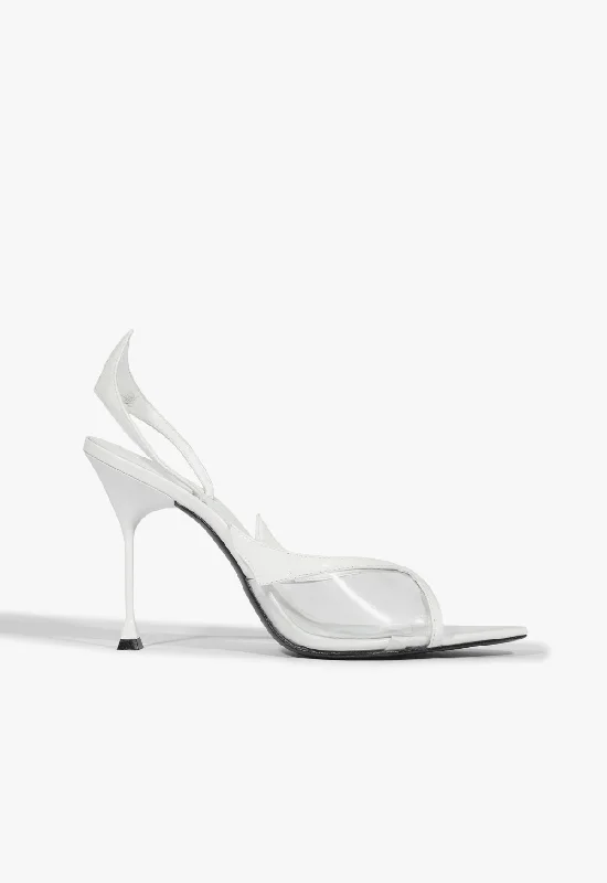 Zya Sling Patent Leather Sandal