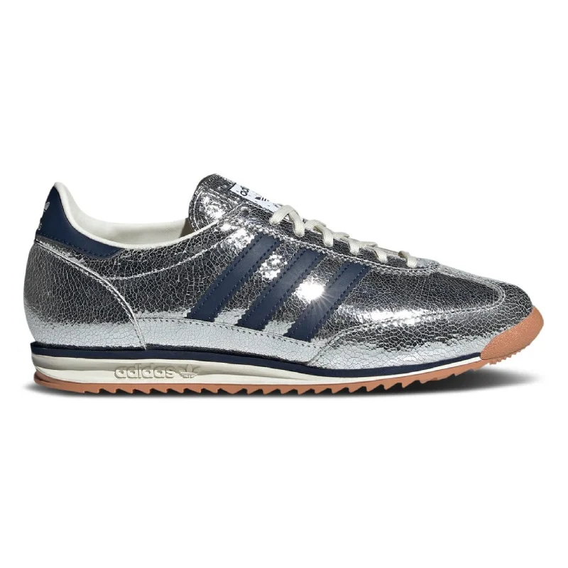 Adidas Women's SL 72 OG Silver Metallic/Collegiate Navy/Off White