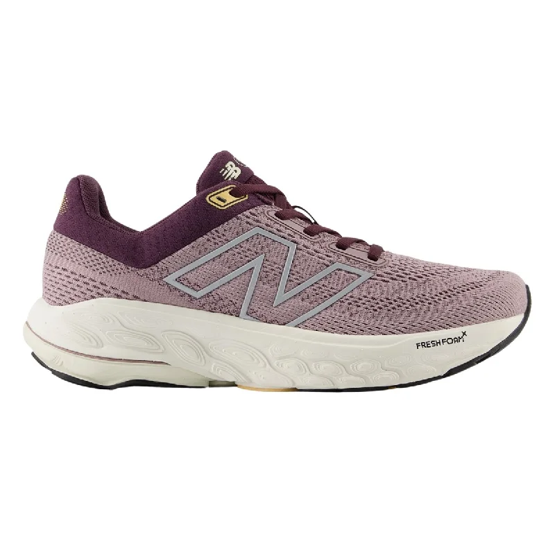 New Balance Women's Fresh Foam X 860v14 W860J14 Ice Wine/Plum Brown/Silver Metallic