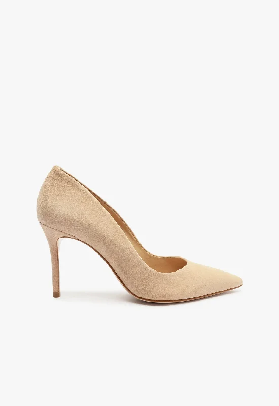 Lou Lo Suede Pump