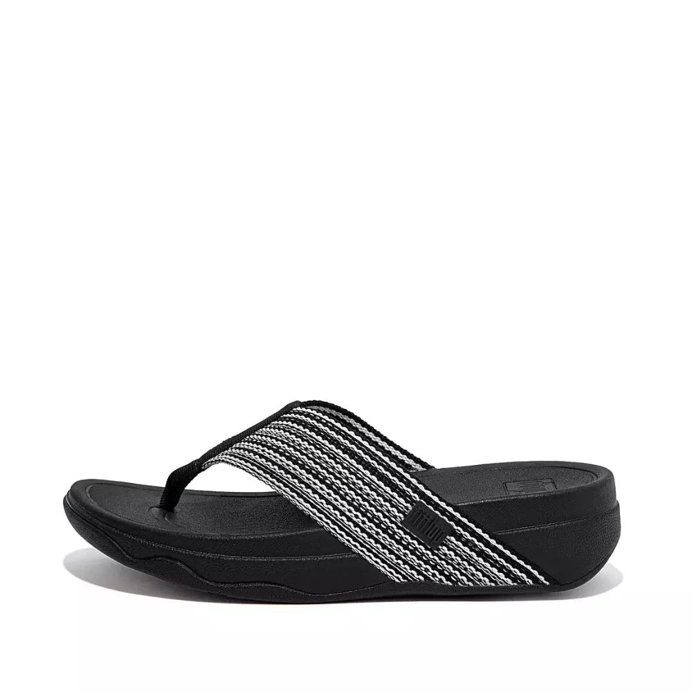 FitFlop Women's Surge Toe-Post All Black