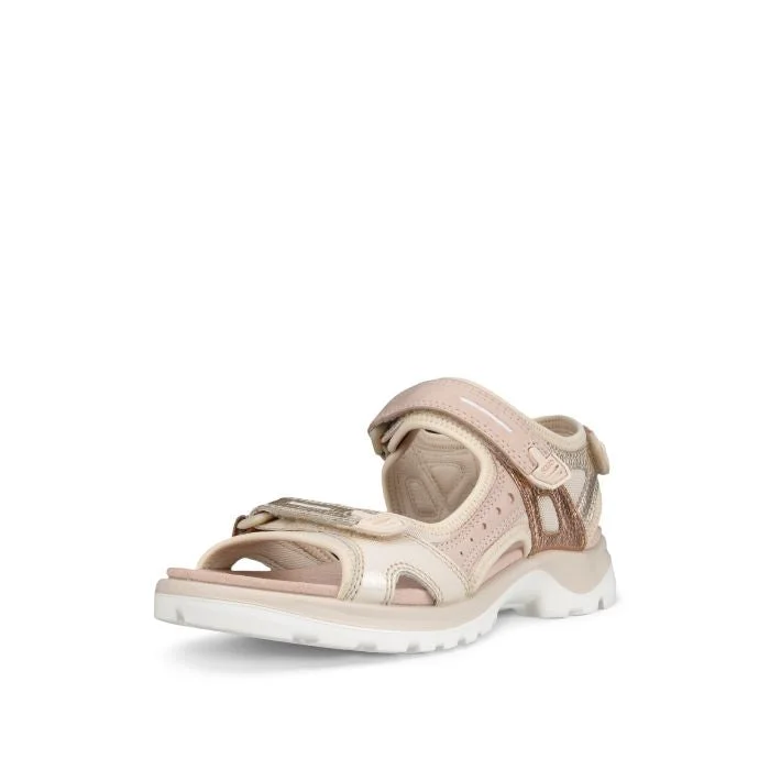 Womens Ecco Yucatan Sandal in Multicolor Limestone