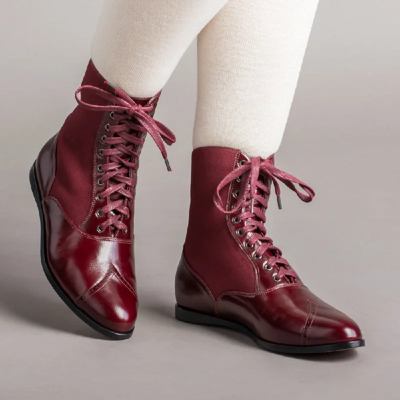 Anne Women's Boots (Oxblood)