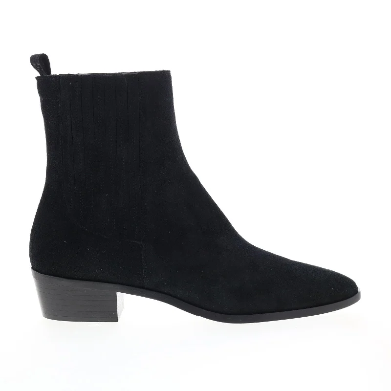 Bruno Magli Campo BW1CAMA1 Womens  Black Suede Slip On Chelsea Boots