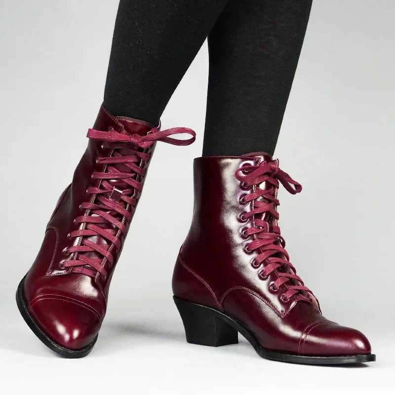 Paris Women's Boots (Burgundy)