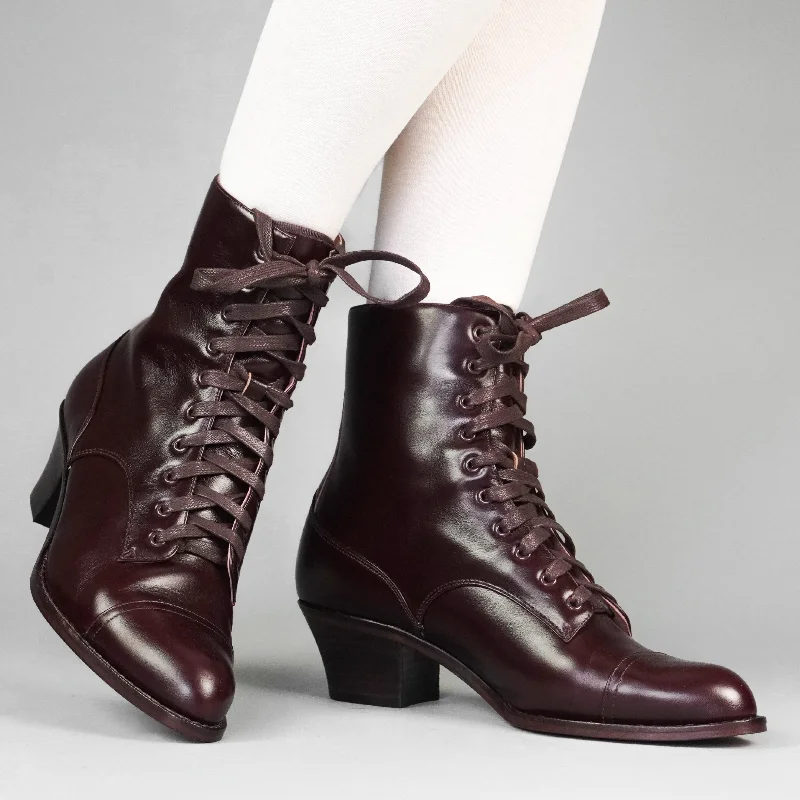 Paris Women's Boots Wide (Cordovan)