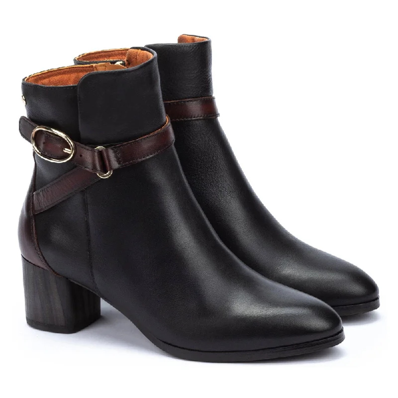 Pikolinos Calafat Black Leather Boot (Women's)