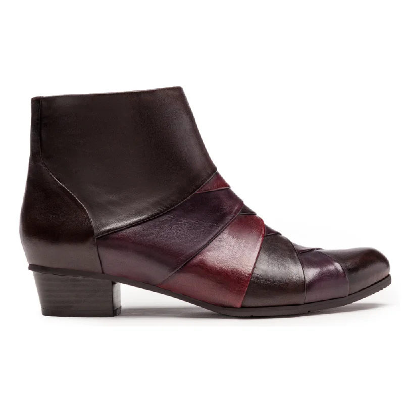 Regarde Le Ciel Stefany 172 Testa Di Moro/Vino/Sangria Bootie (Women's)