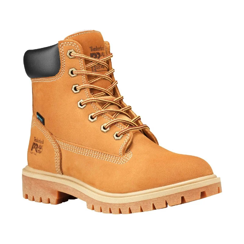 Timberland Pro Women's 6" Direct Attach Waterproof Insulated Work Boot Soft Toe - Wheat